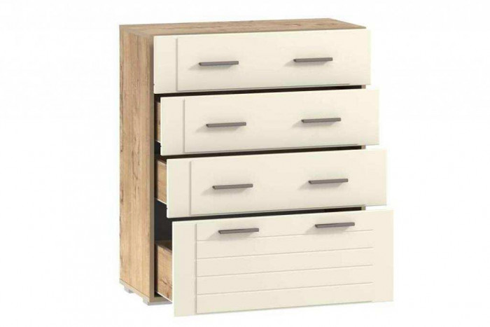 НМ 040.46 Комод Ливорно /дуб бунратти/софт панакота