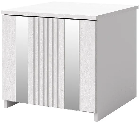 Модульная спальня "Харди", композиция 2 - Белый текстурный/Ясень белый