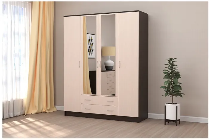 Модульная спальня Кэт-7 (композиция 7) (Венге / Белфорт)