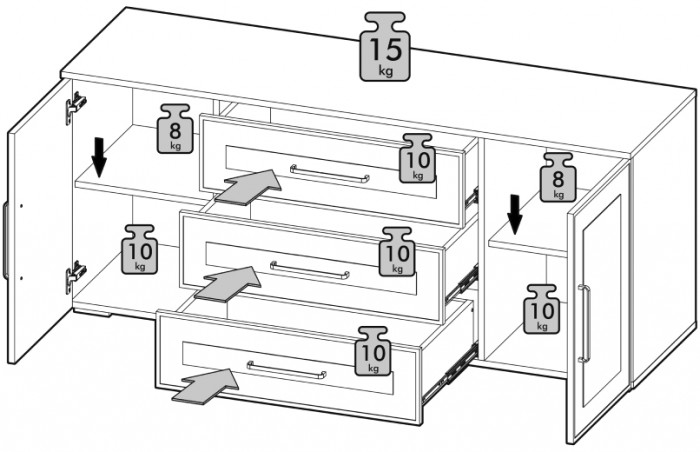 Гостиная Антеро. Комплектация 2