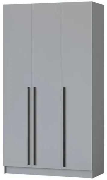 Шкаф Бастион 1500 №1 с антресолью, Серая гавань