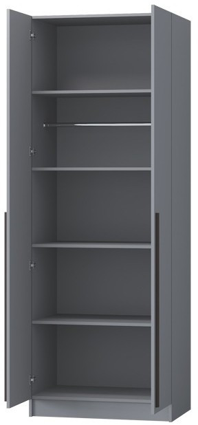 Шкаф Бастион ЛДСП 0,8 (графит)