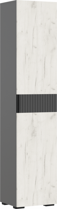 Пенал 400, Крафт белый/Графит