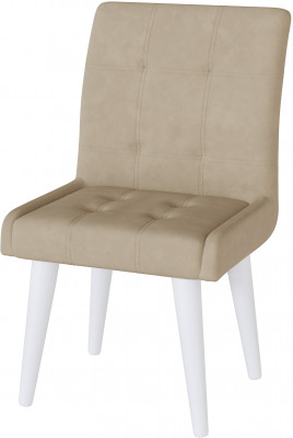 Стул Гира бежевый (белый)