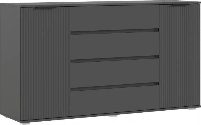 Модульная спальня Марвэл, Графит/Браш графит