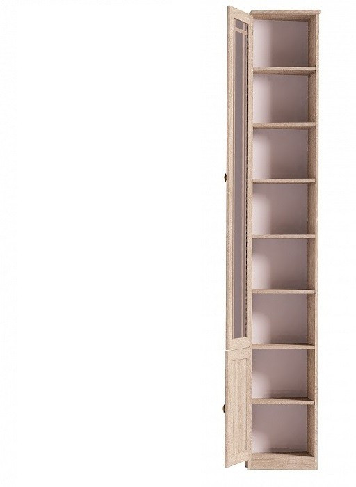 Шкаф книжный Шерлоск 34 левый, дуб сонома