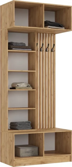 Модульная прихожая Роджинамиф, Дуб крафт/Изумрудный