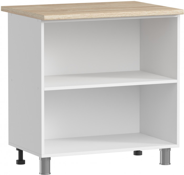 МК Аленушка Н 800 Лаванда Молочный, скоба черный (со столешницей)