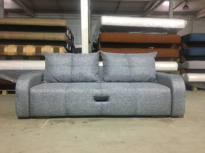 Диван-еврокнижка Босс 150, рогожка бежевая