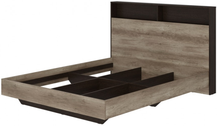 Кровать  "Энигма" КР-16 дуб каньон/венге