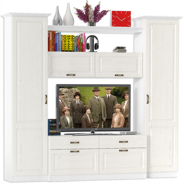 Ливерпуль Набор мебели 2, ясень ваниль/белый