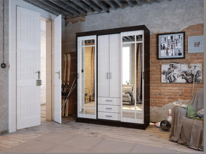 Лорд Шкаф-купе, Ясень шимо темный/светлый