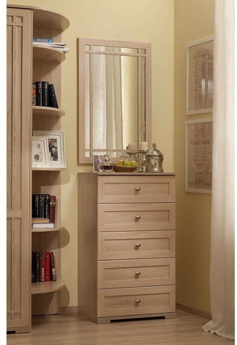 Зеркало навесное Шерлоск 7, дуб сонома