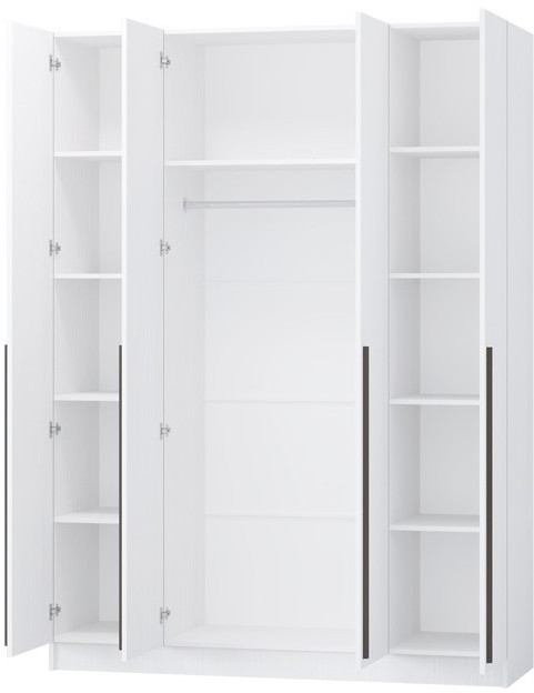 Шкаф Бастион ЛДСП 1,6 (графит)