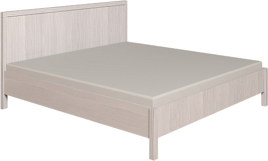 Кровать с ортопедическим основанием (дерево) Баухаус 2 160х200, бодега светлый