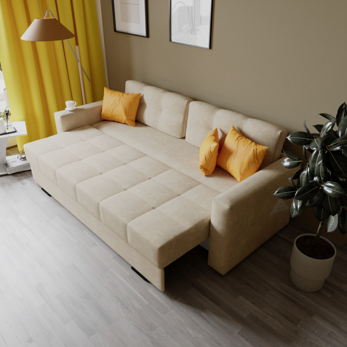 Диван раскладной Брэй бежевый