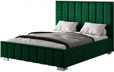 Кровать с реечным настилом Мирабель КР-16 (1,6м), Изумруд