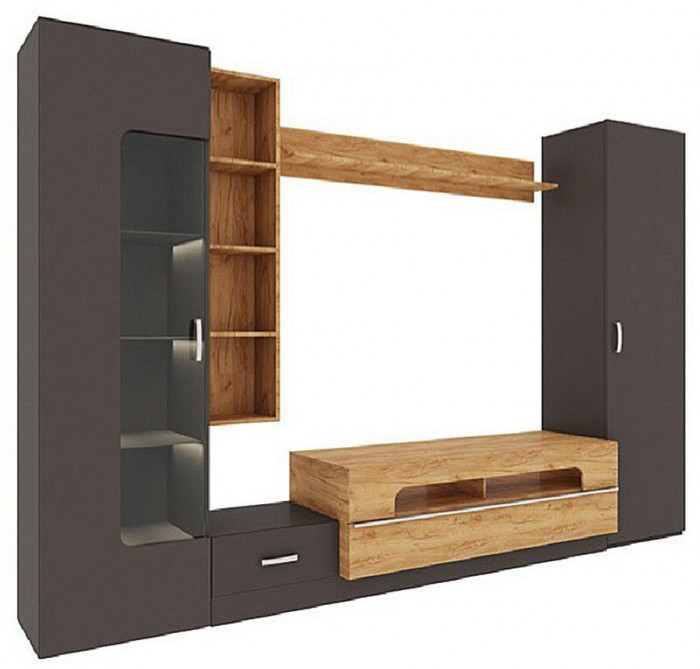 Лофт- 20 стенка ТВА Бронзовый Век/Дуб Вотан