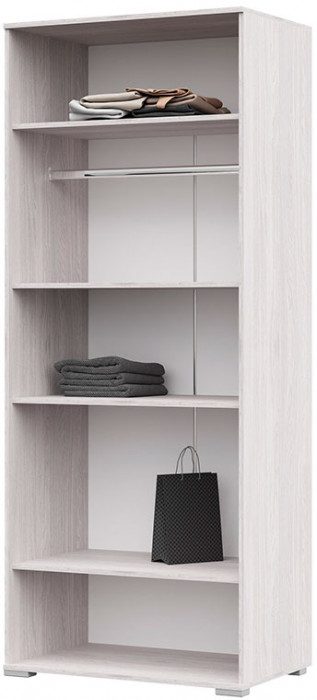 Шкаф Сальма ШК 022 (834х2060х525) анкор/белый глянец