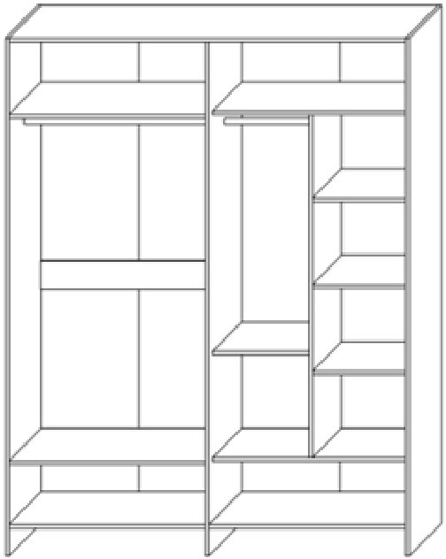 Шкаф 4-х дверный для одежды 