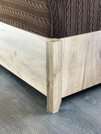 Кровать с ортопедическим основанием (дерево) Натуре 306 Люкс 180х200, крафт