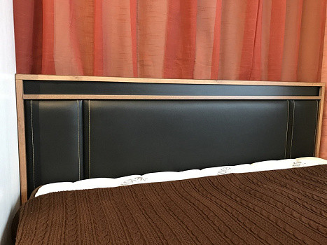 Кровать с ортопедическим основанием (дерево) Натуре 306 Люкс 180х200, крафт