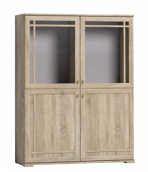 Шкаф-витрина Шерлоск 22, дуб сонома