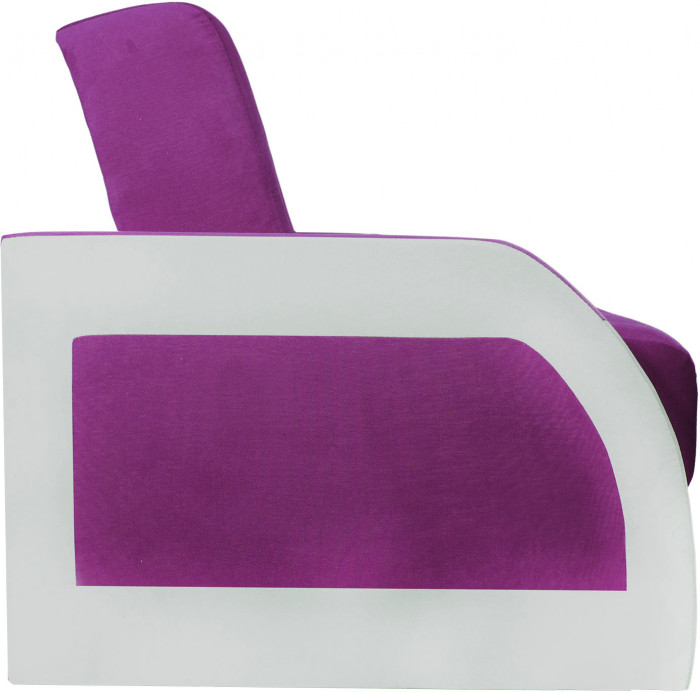 Диван-книжка Феникс, 140х190, велюр фиолетовый