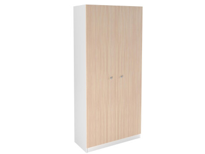Шкаф прямой 60 Белый/Дуб молочный