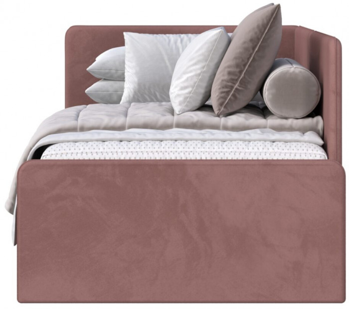 Кровать Тото 90х200 с ящиками, Микровелюр Zeekr-27