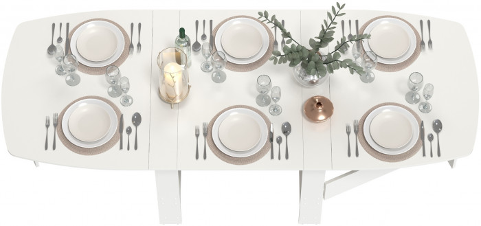 Стол-книжка 1-66бел, белый