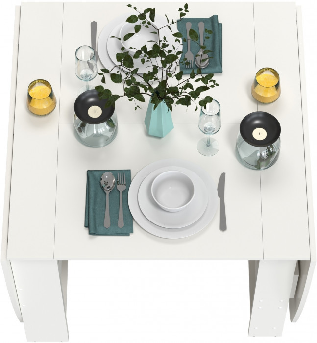 Стол-книжка 1-66бел, белый