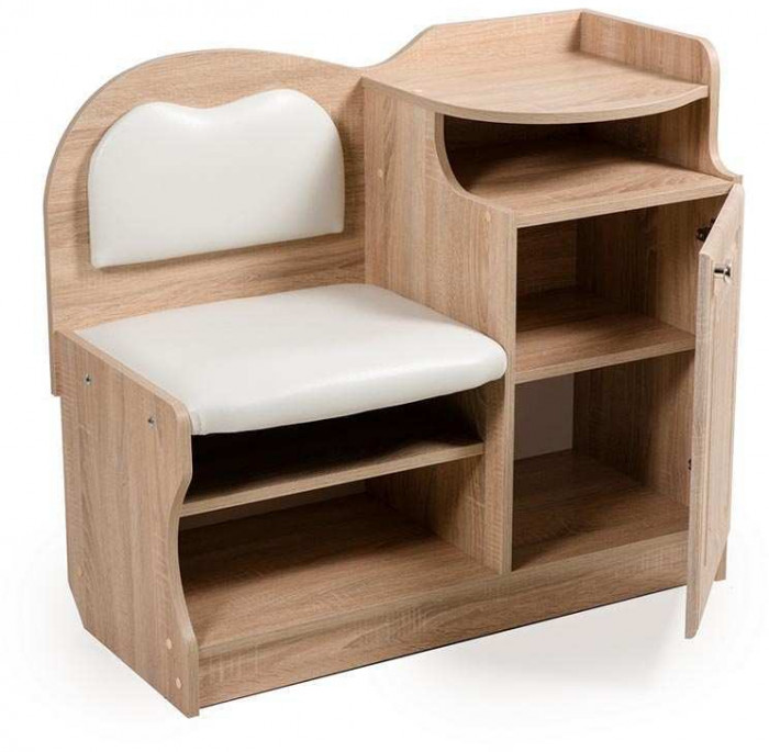 Банкетка под телефон 1 дуб сонома-милк