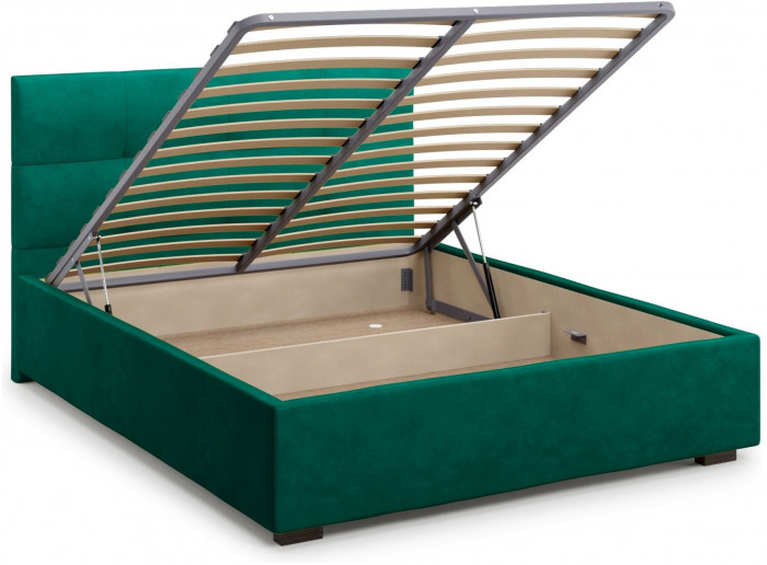 Кровать Гарда 160 с подъемным механизмом, Велутто 33