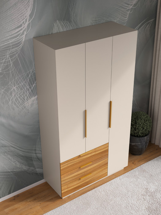 Шкаф 3-х дверный с ящиками Лимар-02