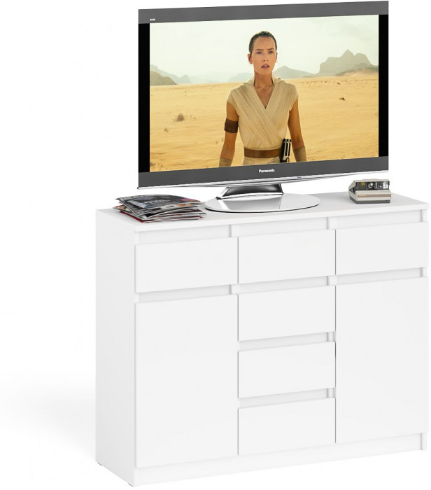 Мори Комод МК1200.4, цвет белый, ШхГхВ 120,4х41х94 см.