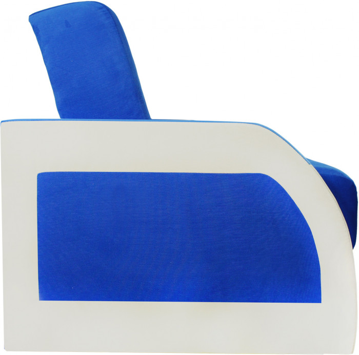 Диван-книжка Феникс, 140х190, велюр желтый