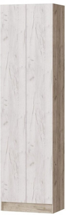 Модульная прихожая "Руэлла", композиция 1 - Крафт серый/Крафт белый