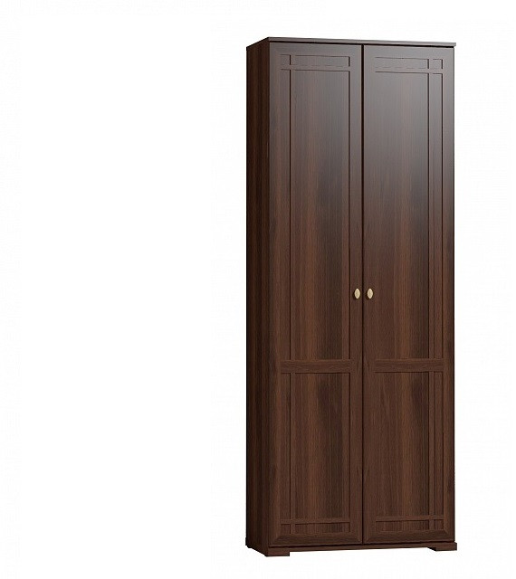 Шкаф двухдверный для одежды Шерлоск 11, орех