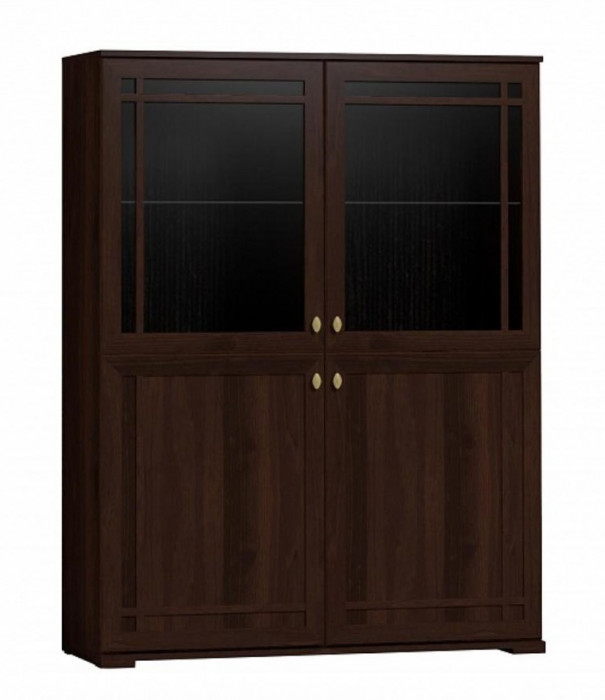 Шкаф-витрина Шерлоск 22, орех