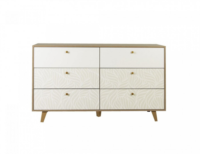 Комод 56.02-01 Адажио дуб сонома / белый