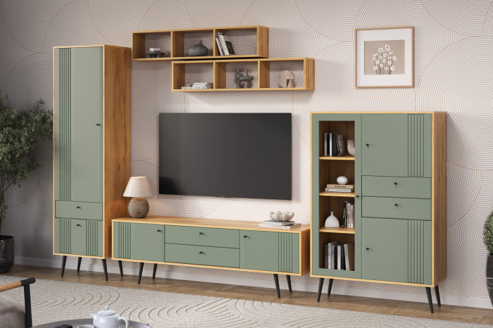 Гостиная "Вега Саксония" (комплект 2) МП