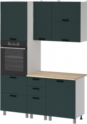 МК Аленушка 1,6м ПД 2 Лотос Изумруд,скоба антрацит,сонома