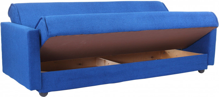 Диван-книжка Милан, 140х190, синий