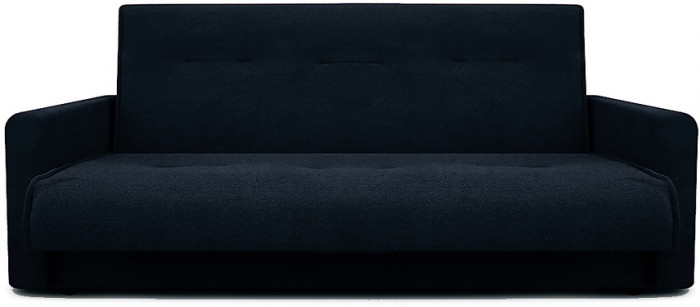 Диван-книжка Милан, 140х190, черный