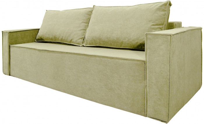 Диван-еврокнижка Амстердам 140, рогожка коричневая