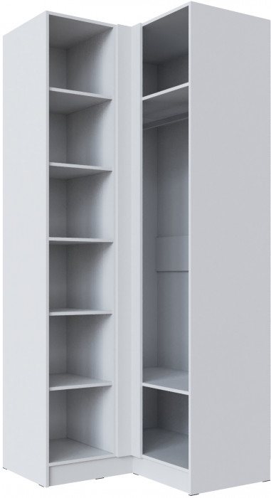 Шкаф Мадрид, композиция 11, Белый/Ателье светлое