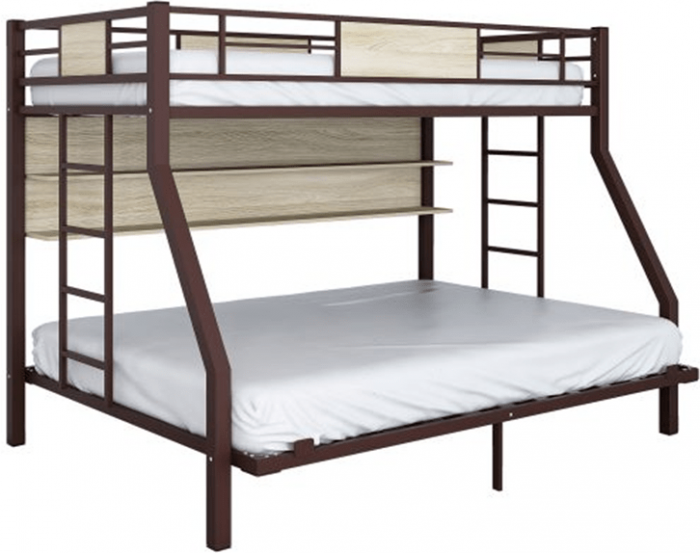 Двухъярусная кровать Гранада 140 П (Белый)