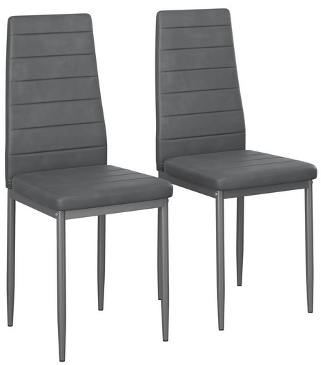 Два стула Мебель--24 A-117, серый