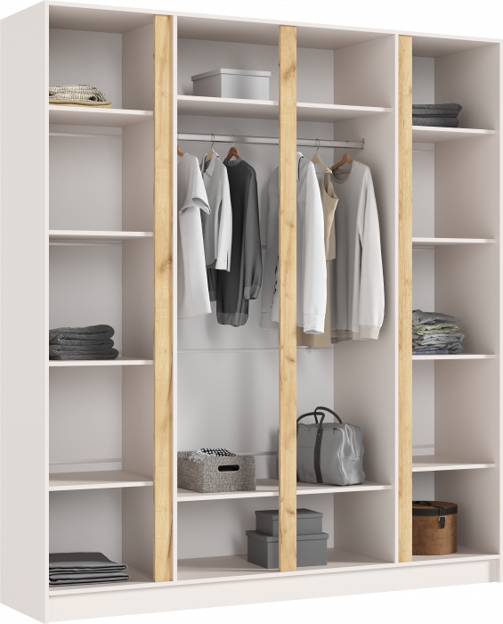 Келвин Шкаф 4-х створчатый 2000, Кашемир, Кашемир